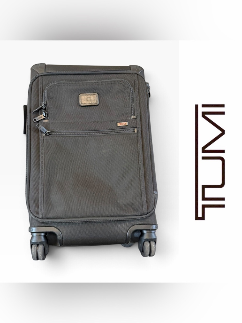 Tumi Black Alpha Dual Access 4-Wheeled Carry-On